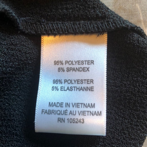 2/$20 Bobeau Black Short Sleeve Dress - Picture 7 of 8